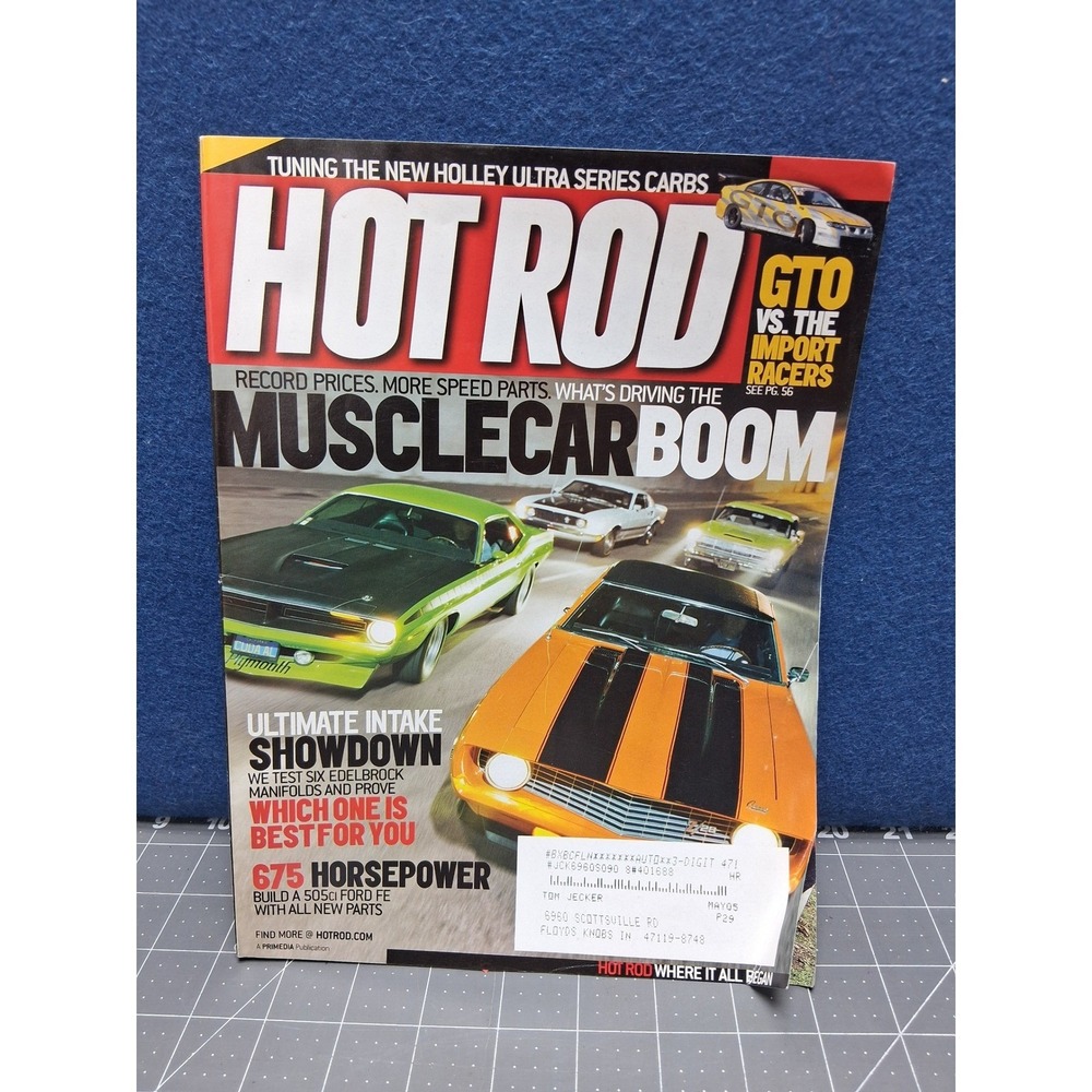 Hot Rod Magazine July 2004 Muscle Car Boom GTO 69 Camaro Tuning Guide